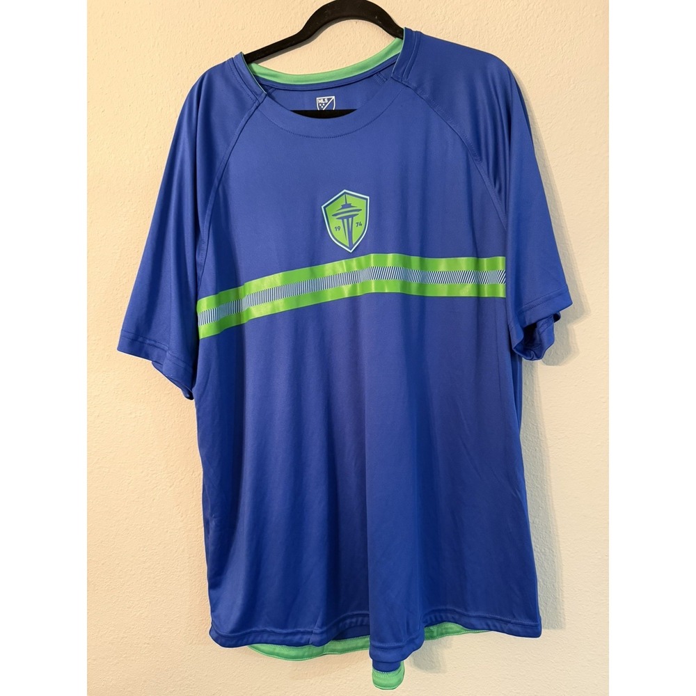 MLS Seattle Sounders Men's Striker Jersey Soccer Size 2XL